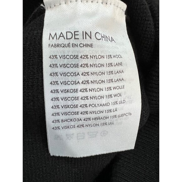 NWOT CLUB MONACO Size S Full Milano Pants with side stripe Black MSRP $165 - Picture 13 of 15